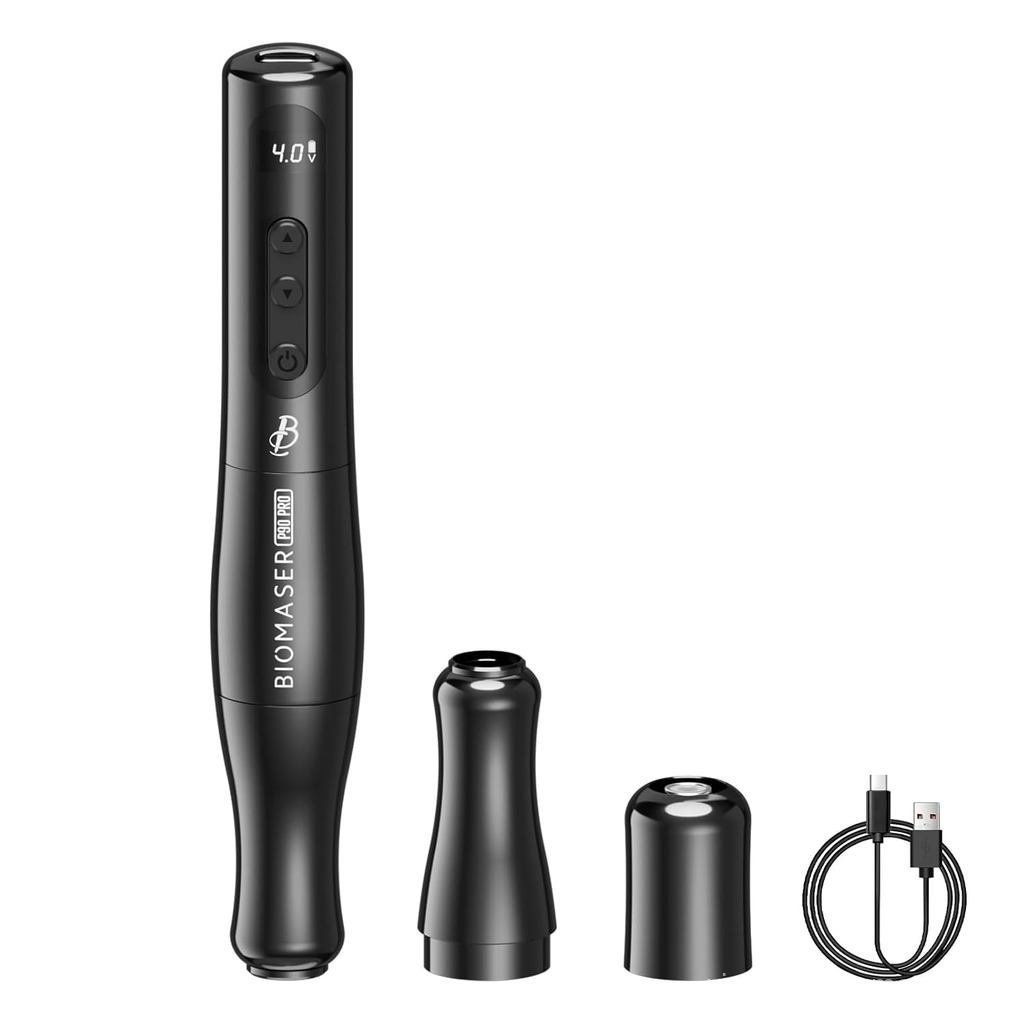 BIOMASER P90 PRO Tattoo Gun ไร้สายโรตารี Tattoo ปากกาชุด RCA Jack Extra Grip สําหรับ Eyebrow Lip Eye