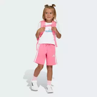 adidas ไลฟ์สไตล์ เสื้อยืดพิมพ์ลาย SUMMER ADVENTURES สำหรับเด็ก เด็ก สีขาว KA0516