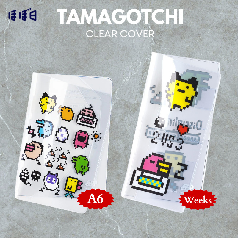 HOBONICHI TAMAGOTCHI Clear Cover for A6 and Weeks Size, Japan Diary/ Journal Stationery
