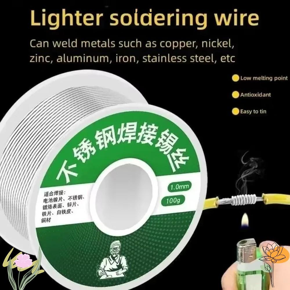 ANXSUN3 1PC แท่งเชื่อมสีเงิน, 1.0 มม.เงิน-ทองแดงลวดบัดกรี,ทนทานอุณหภูมิต่ํา Easy Melt No-Clean เครื่องเชื่อมเครื่องมือสําหรับเครื่องประดับทําซ่อม