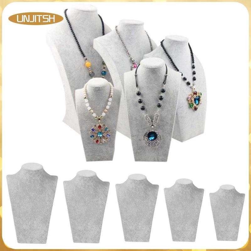 [Tachiuwa4] สร้อยคอแสดงหน้าอก Mannequin Stand Holder W 235 x H 390mm 3D Jewelry Chest Stand - Freest