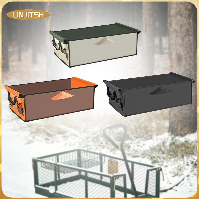 [unjitsh] Wagon Liner Portable Wagon Cloth Pocket for Shopping Running Errnds Grocery