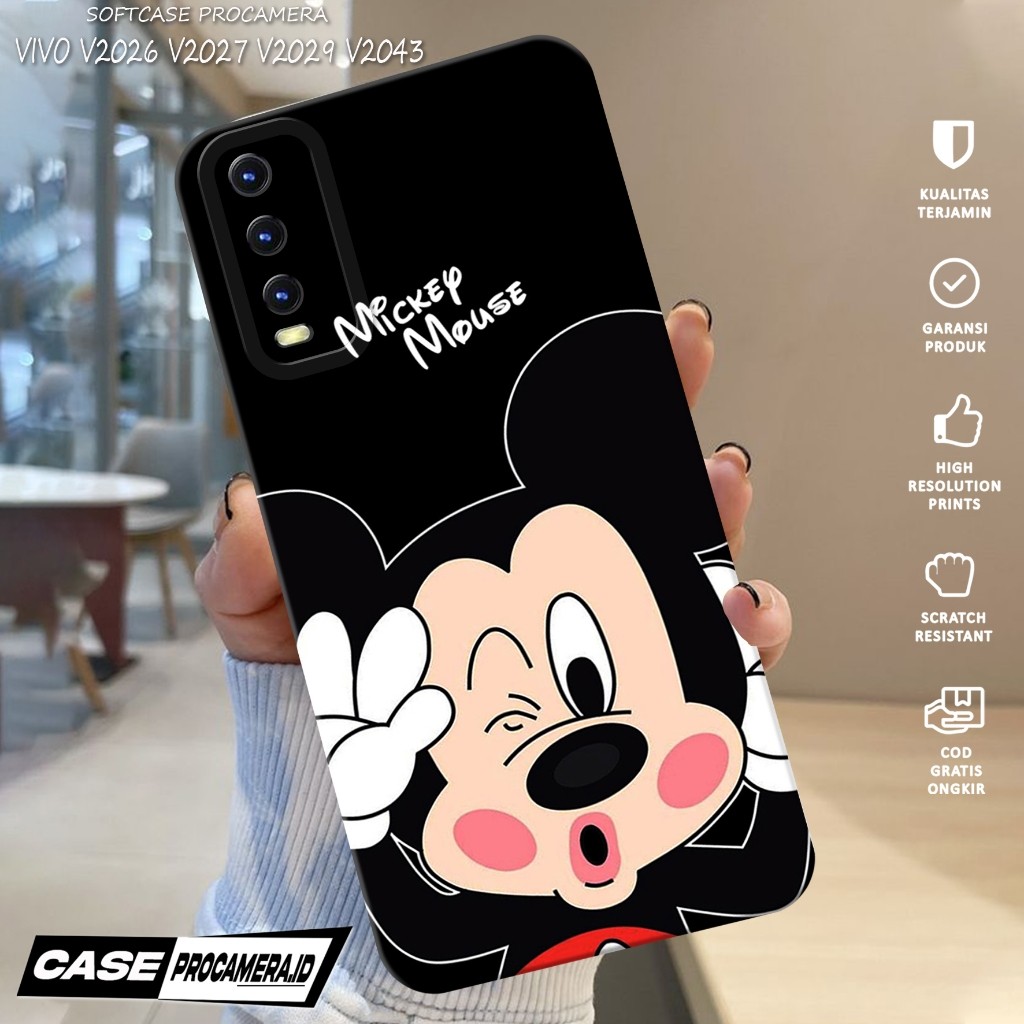 เคสที่รองรับสําหรับ VIVO V2043 V2026 V2027 V2029 ล่าสุด VIVO Procamera Casing 2025 {DSNY Case} Silic