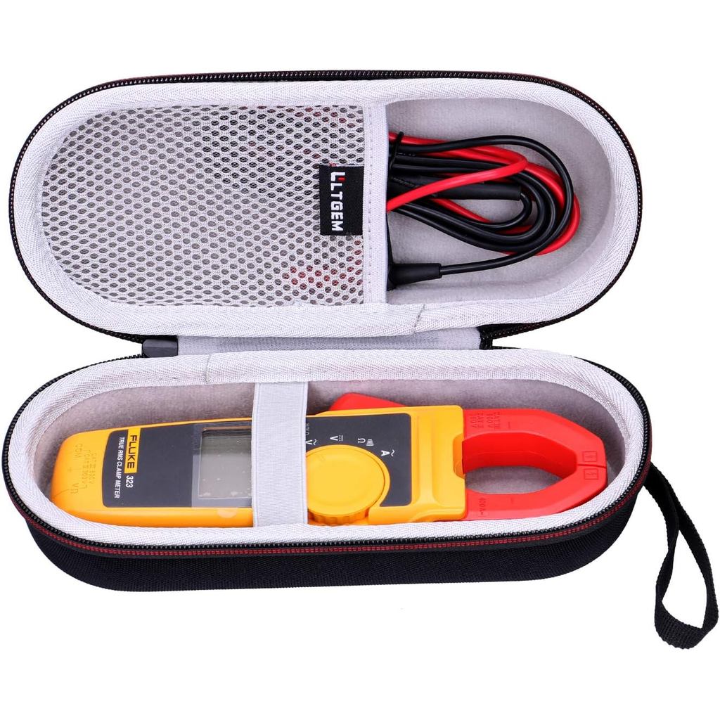 LTGEM Hard Case ใช้งานร่วมกับ Fluke 323/302+ / 301D / 324/325 Clamp Meter Clamp Multimeter AC-DC TRM