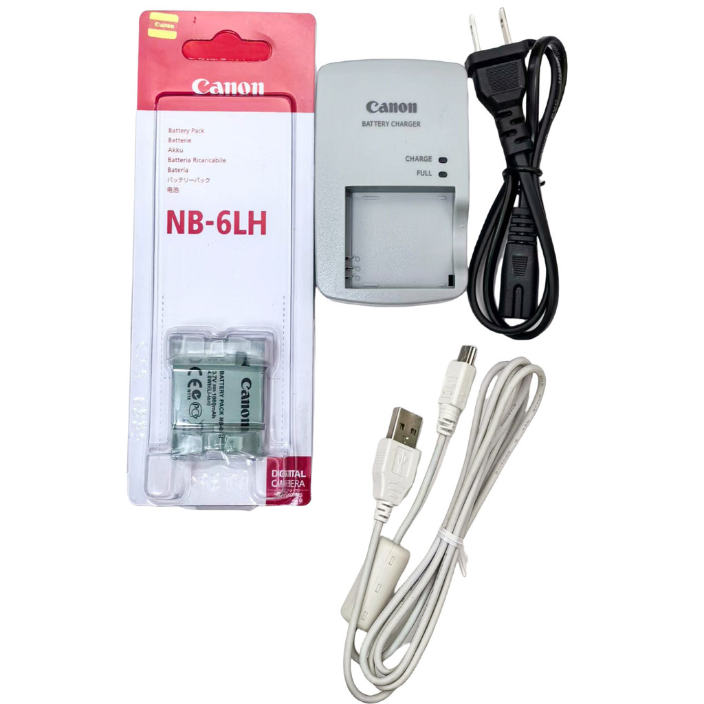 Canon SX170 SX500 SX510 SX520 SX530 แบตเตอรี่กล้องดิจิตอล + เครื่องชาร์จ NB-6L