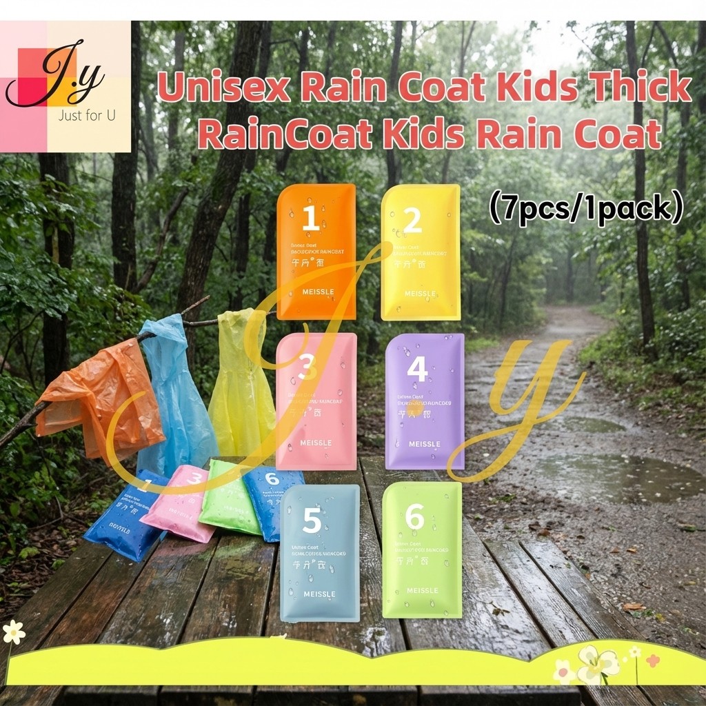 (JYSHOP4U) ️ เสื้อกันฝนแบบใช้แล้วทิ้งผู้ใหญ่และเด็ก Unisex ชุดกันฝนหนา Rainsuit Baju Hujan 成人 儿童 衣款