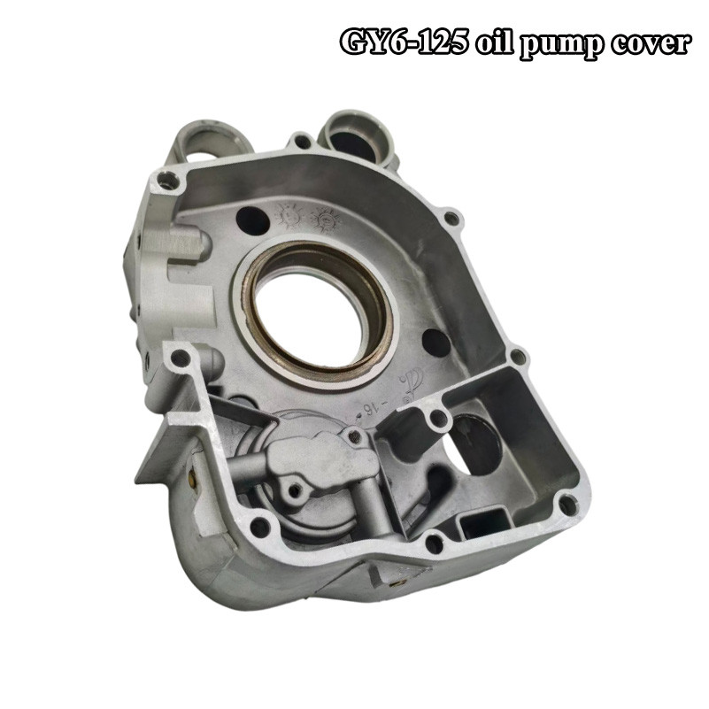 รถจักรยานยนต์ GY6 125cc 150cc ด้านขวาฝาครอบ Crankcase เครื่องยนต์อัตโนมัติปั๊มน้ํามัน Universal รถจั