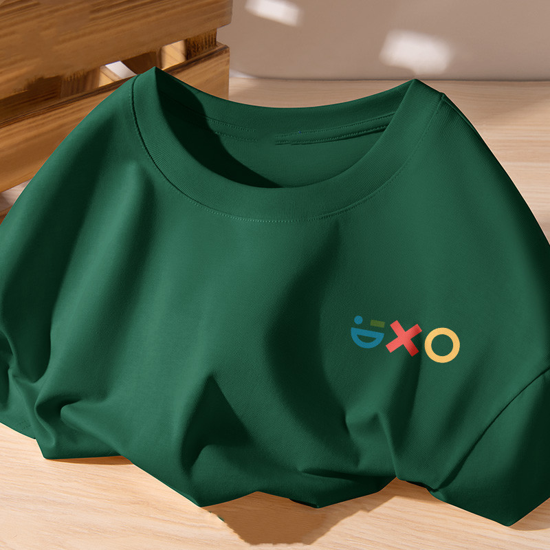 เกาหลีใต้ 2026ACE BEAUTY ยี่ห้อใหม่ผ้าฝ้าย 100% Unisex แขนสั้นเสื้อยืดพิมพ์ผู้หญิงผู้ชายผู้หญิงหลวมร