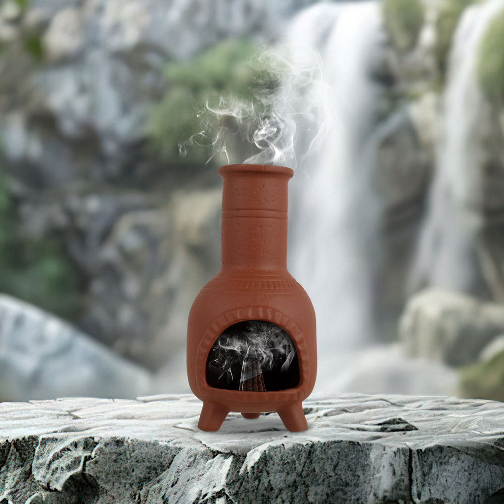 เซรามิคกลิ่นไม้ขาตั้ง Chiminea ธูปจานสําหรับ Sage ธูปชา Light Sage สําหรับห้องนั่งเล่น Study Room SH