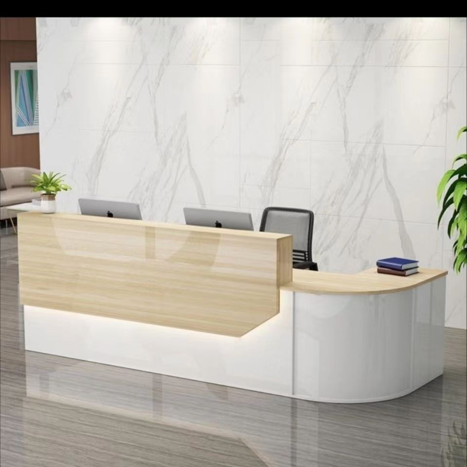 BEE Company Office front desk reception desk Cashier Table Counter Store Reception Bar Table Meja Pe