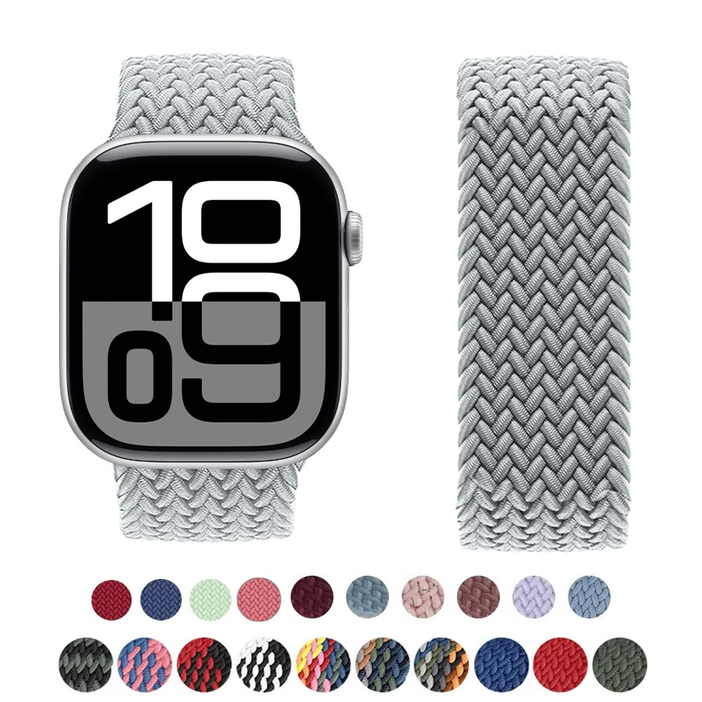 Band For watch Series 10 46/42mm 9 7 8 5 SE 6 44mm 45mm 40mm 38 41mm Ultra 49mm bracelet correa Braided Solo Loop Strap