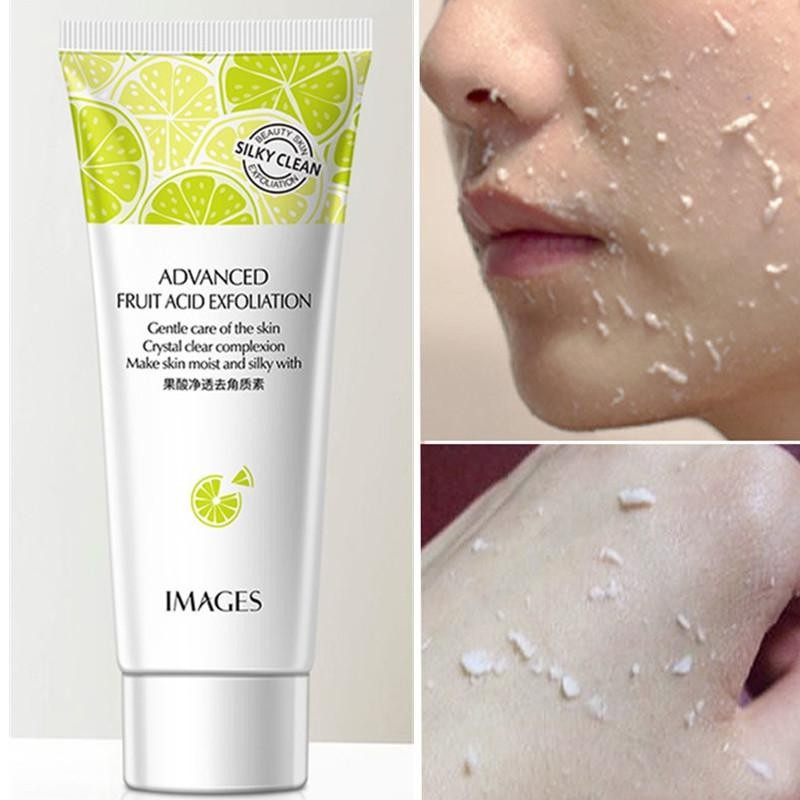 รูปภาพ Fruit Acid Exfoliat Gel Face Lime Scrub Peel Gel ครีมทําความสะอาดลึก Exfoliate Face Purify Pe