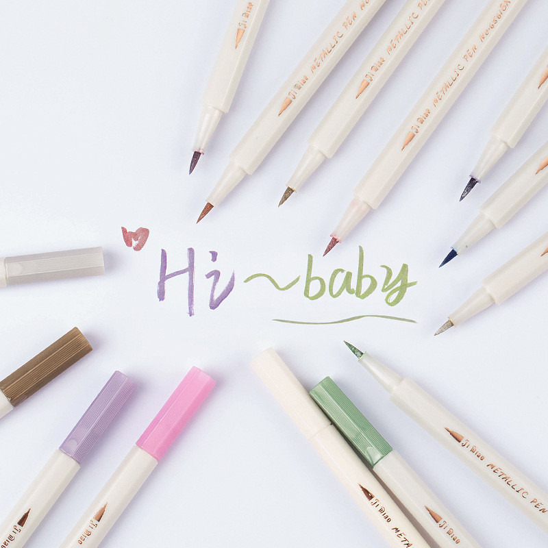 ️ Marker Metallic Color Hand Account Marker Art Color Highlighter DIY Photo Album Pen Paint Pearlesc