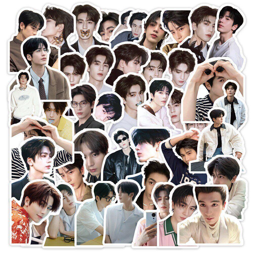 ข้าว-Made Zhang Linghe สติกเกอร์เลเซอร์ Star Tian Xiwei เพลง Yuqi DIY คู่มือสติกเกอร์เคสโทรศัพท์ถ้วย