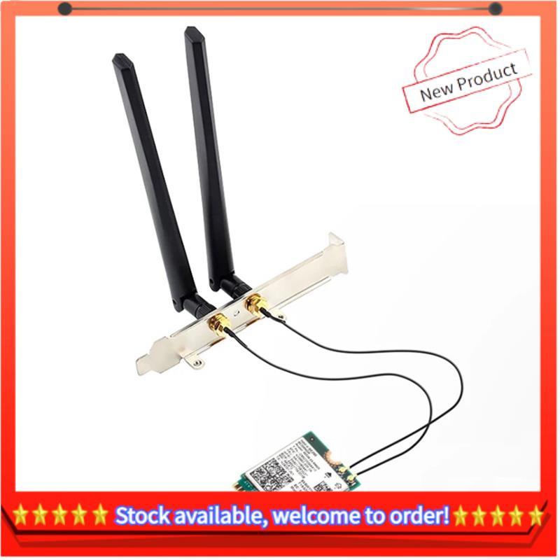 สําหรับ BE200 WiFi 7 M.2 การ์ดบลูทูธ 5.4 BE200NGW 2.4G/5G/6GHz อะแดปเตอร์ไร้สายการ์ดเครือข่ายพร้อมเส