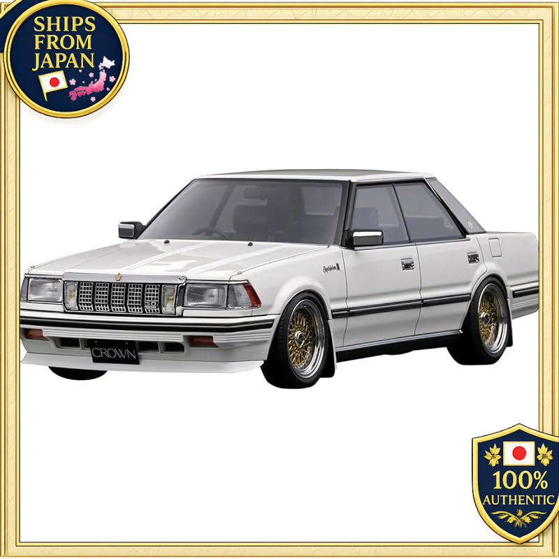 TK.Company Ignition Model 1/18 Toyota Crown 3.0 Royal Saloon G (120) White Finished Product IG3824