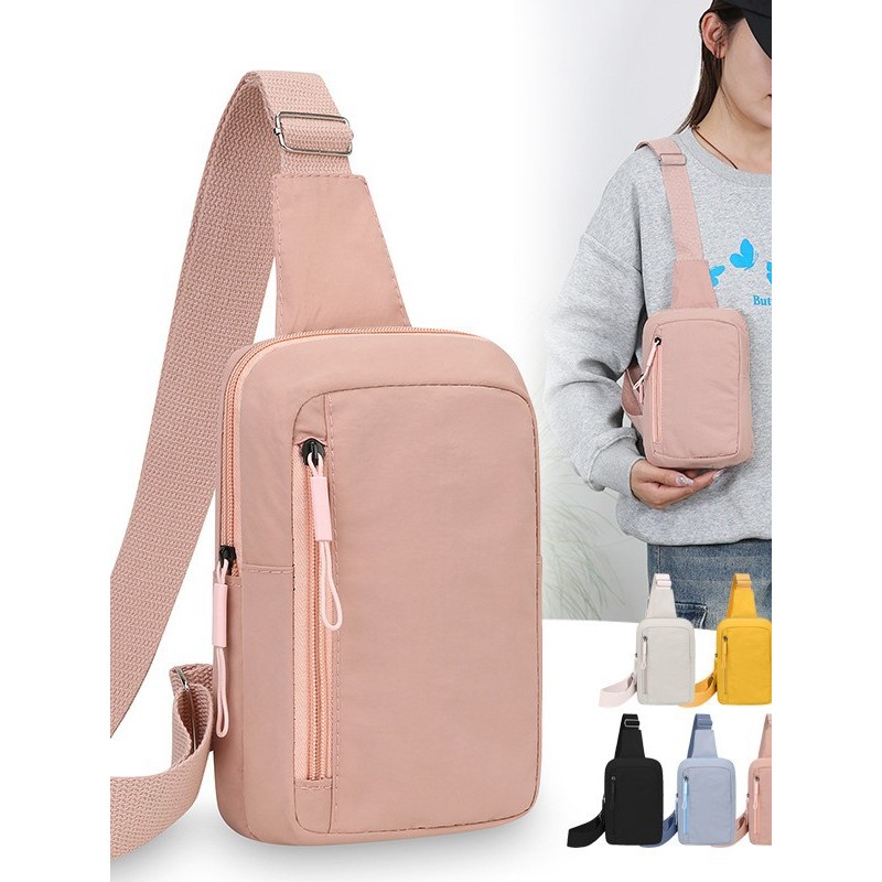 Casual Ladies Bag All-Match Simple Outdoor Sports Messenger Bag Niche Casual Mobile Phone Change Sho