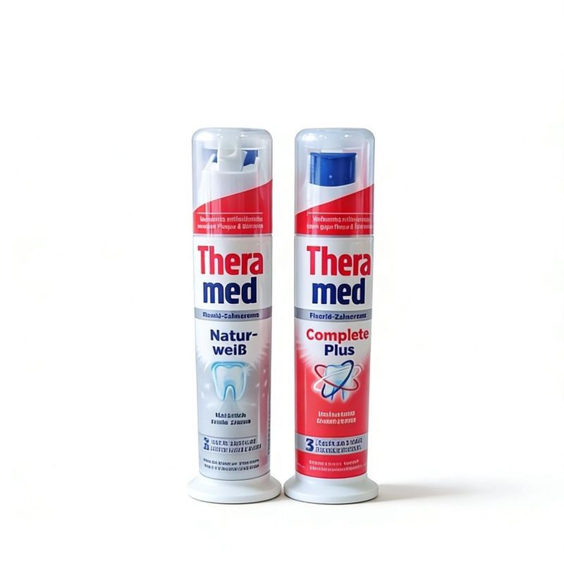 ยาสีฟันเฮงเค็ลนําเข้าจากเยอรมัน Theramed Vertical Fresh Breath Triple Protection Mothproof Press 4.6
