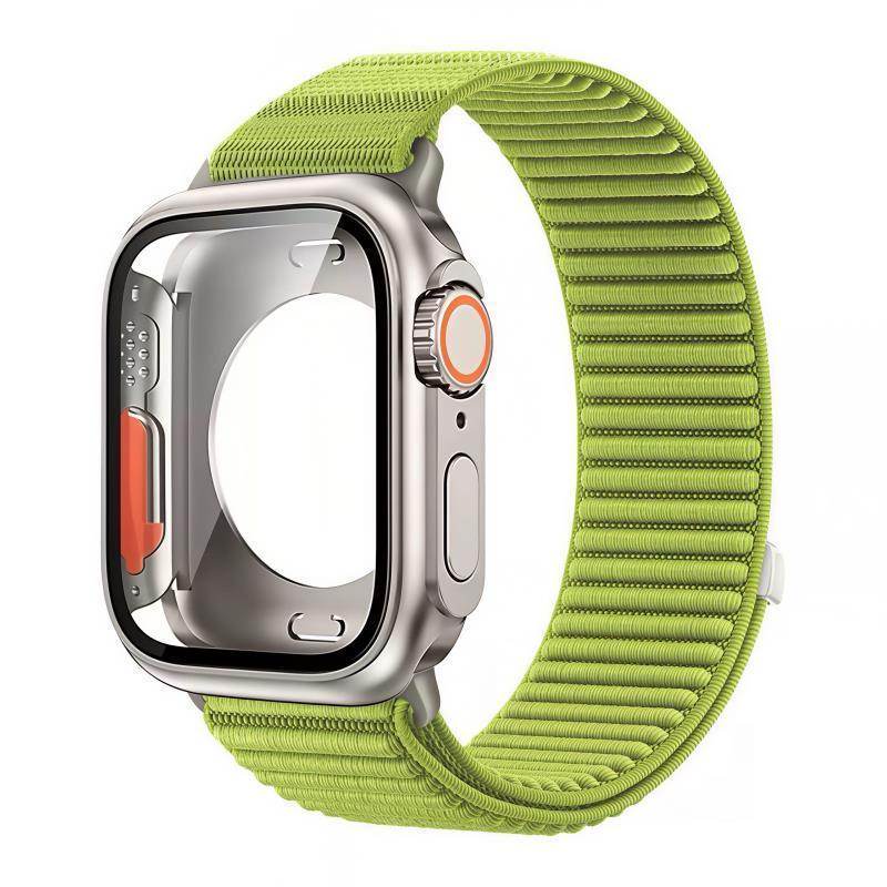 For Apple Watch S11/10 S9/S8 46MM Strap 45MM Nylon watch Band