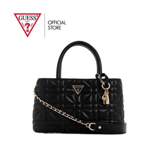 GUESS กระเป๋า รุ่น QG962506 EDITA ELITE SATCHEL สีดำ