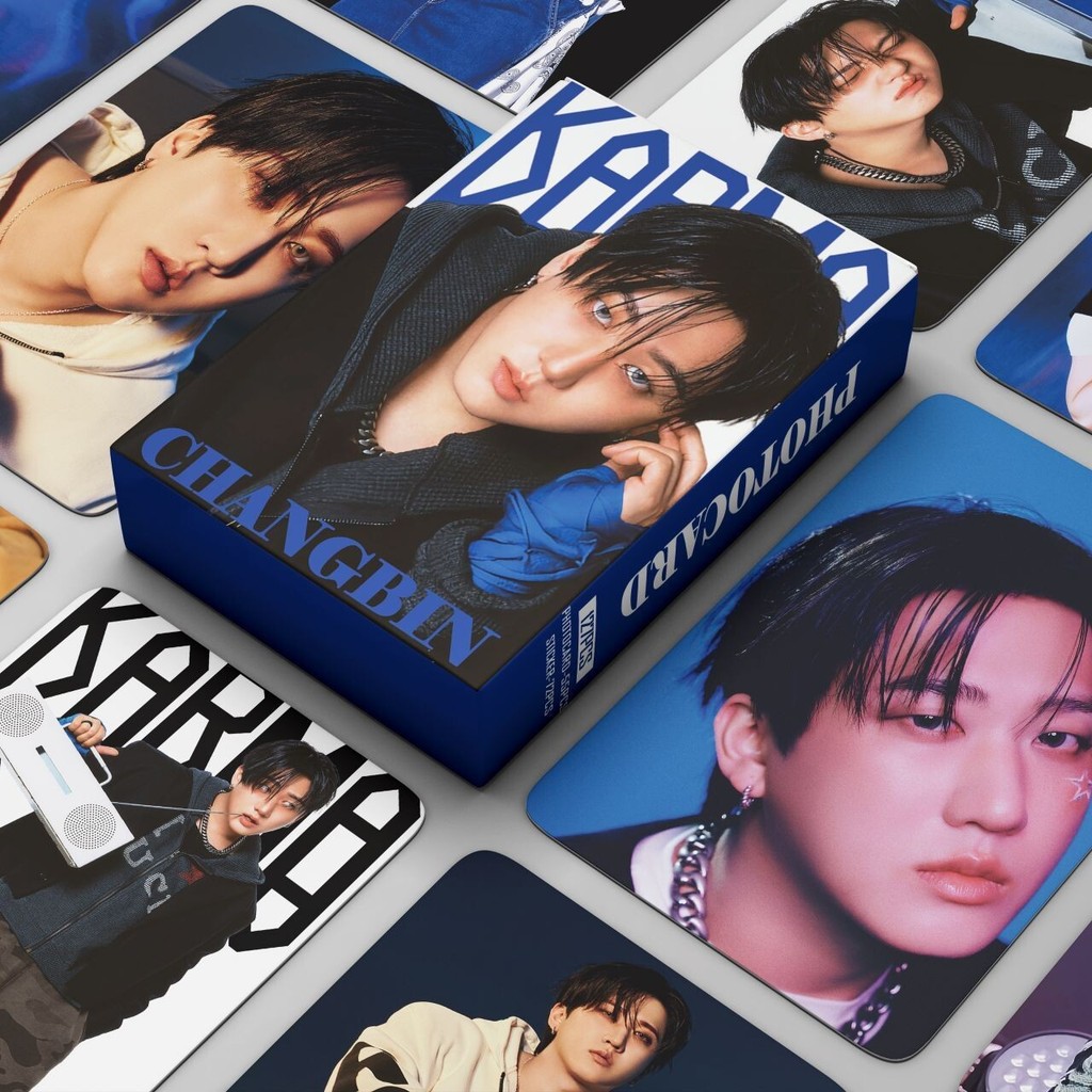 127 Stray Kids Photocards Changbin Changbin Photocard สติ๊กเกอร์ KARMA4.7 MING