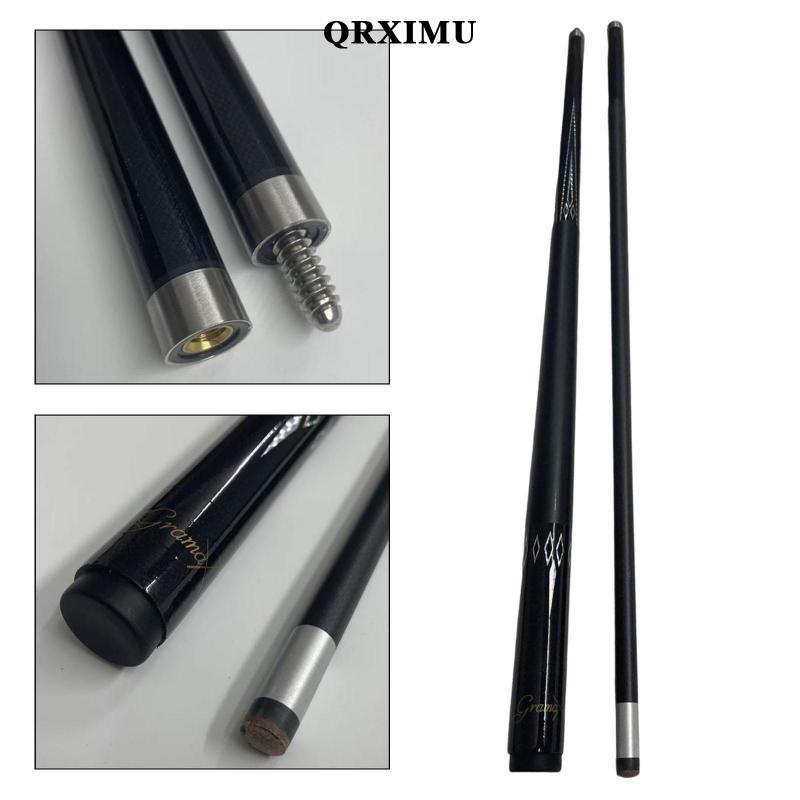 carbon fiber billiard cue 58 inches สระว่ายน้ำใช้ได้ ความแข็งสูง ประกอบสองส่วน พร้อมทิป 13 มม.