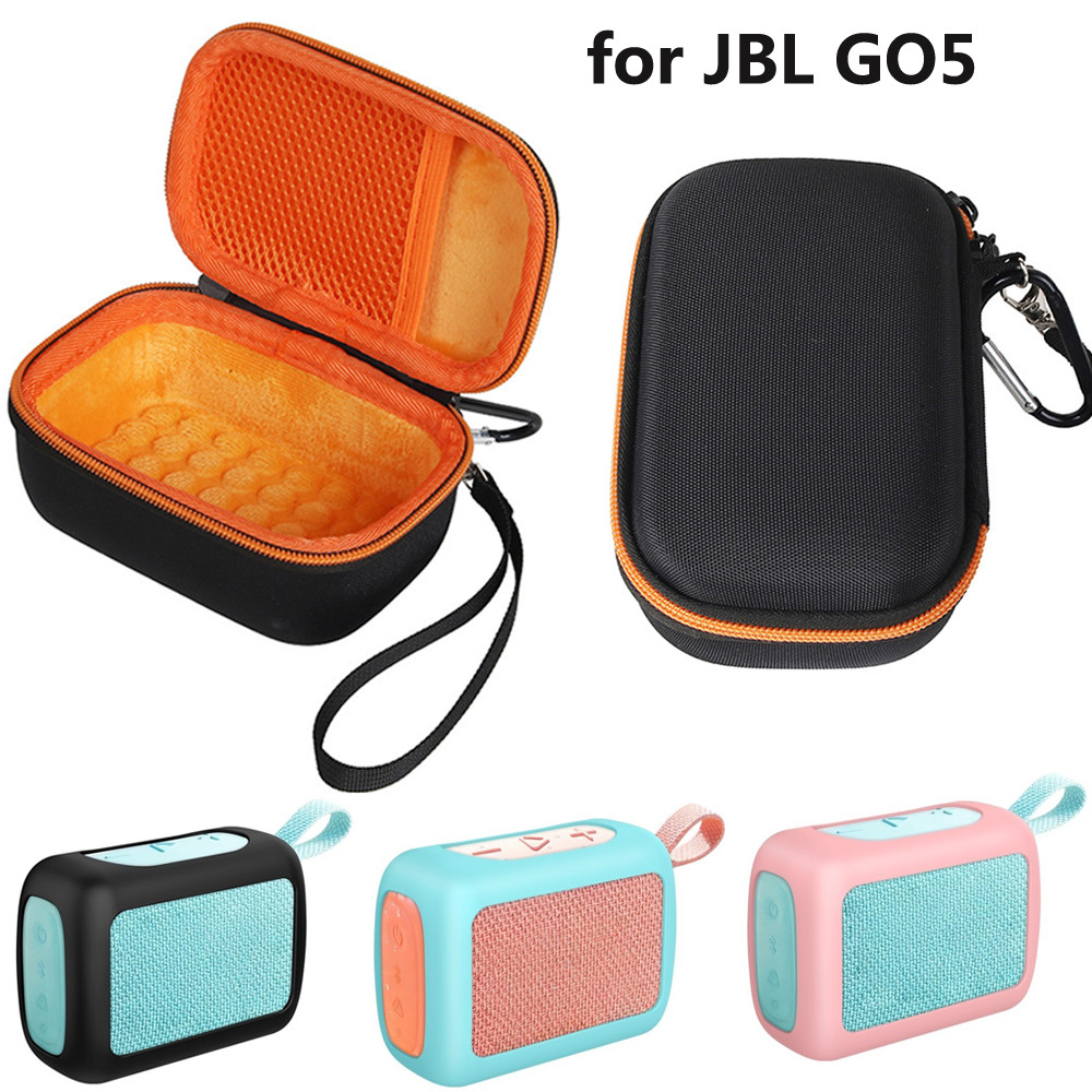กระเป๋าใส่และปลอกซิลิโคนสําหรับลําโพง JBL Go5 อุปกรณ์เสริมสําหรับลําโพงบลูทูธแบบพกพา JBL Go 5