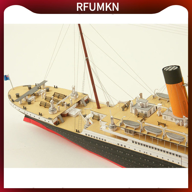 [rfumkn] Titanic Ship Puzzle Paper Model Game Collectables Room Decorative Gifts