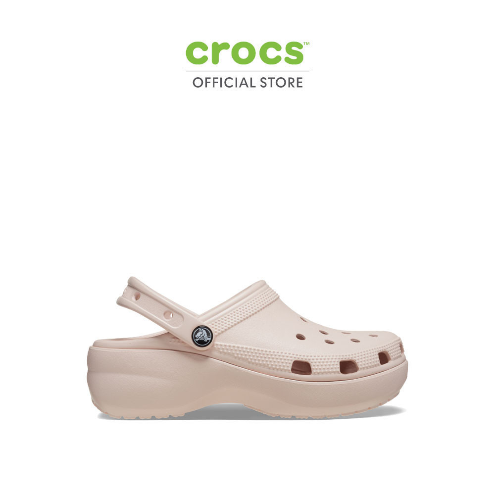 CROCS รองเท้าลำลองผู้หญิง CLASSIC PLATFORM CLOG รุ่น 2067506UR - QUARTZ