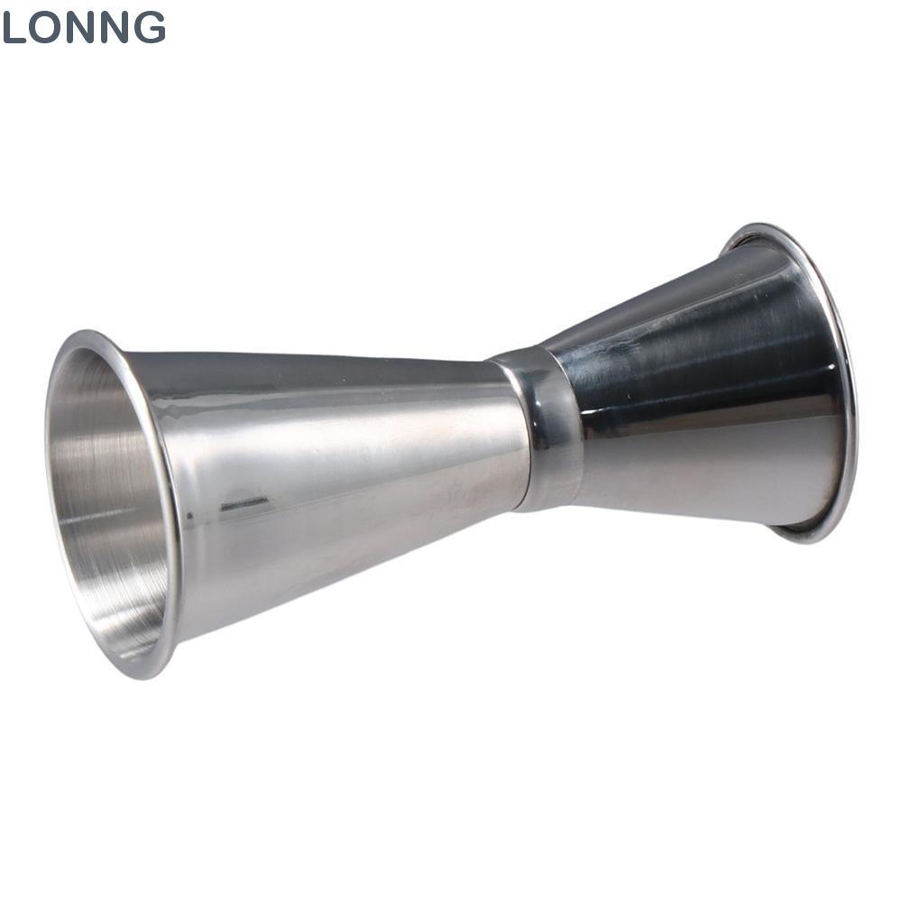LONNG บาร์วัด Jigger, OZ/ML Shot Double Didi Jigger, วัดร้อนภายในสแตนเลสญี่ปุ่น Jigger Party