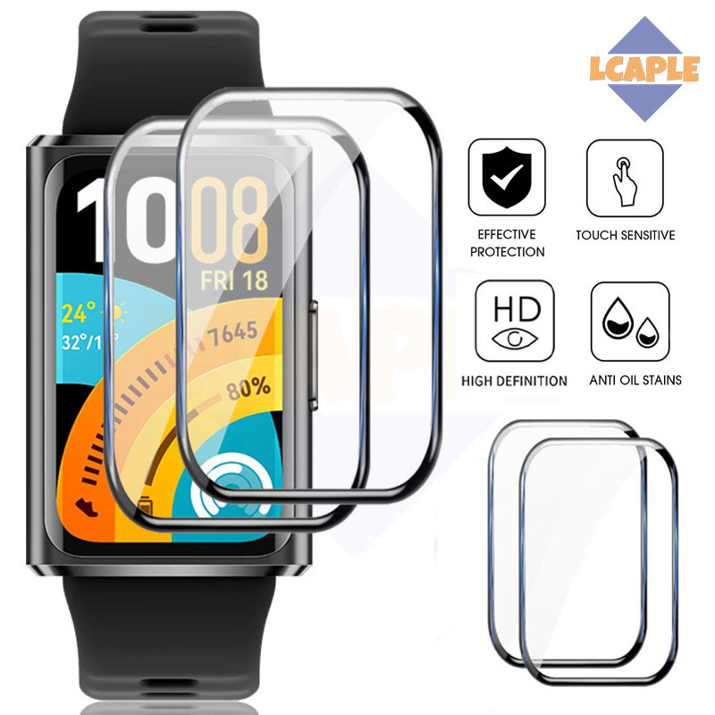 กระจกนิรภัย / ฟิล์มนุ่มสำหรับ for Smartwatch Huawei Band 11/11 Pro / Huawei Band 10 9 8 7 NFC 9D อุป