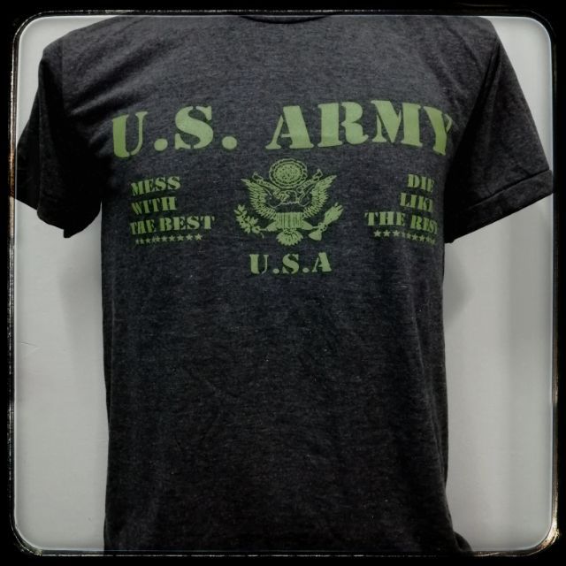 เสื้อทหาร USA สีเทา ลาย NAVY SEALS