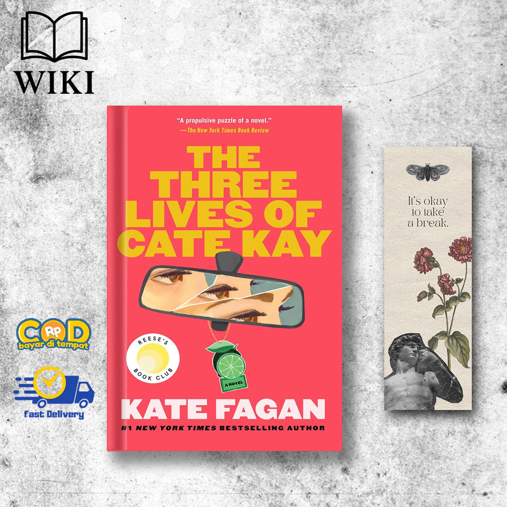 The Three Lives of Cats Kay: Reeses Book Club: A Novel โดย Kate Flagan (เวอร์ชันภาษาอังกฤษ)