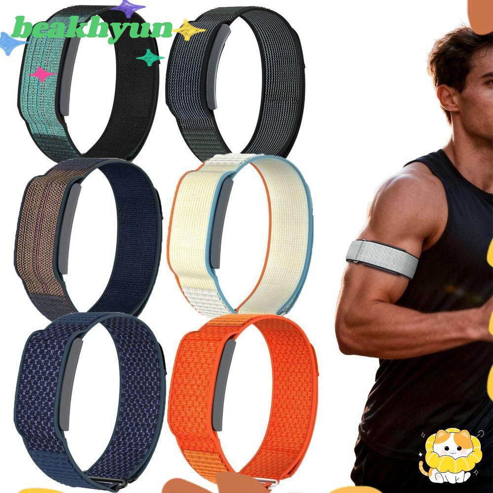 BYUN Sport Band, สายติดตามการออกกําลังกายแบบวนแบบปรับได้, สาย Bicep ไนลอน 22 มม. สําหรับ Amazfit Hel