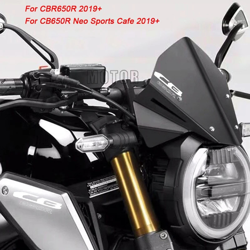 สําหรับ Honda CBR650R CBR 650R CBR 650R 650 Neo กีฬา Cafe 2019 2020 รถจักรยานยนต์ CNC กระจกกระจก Def