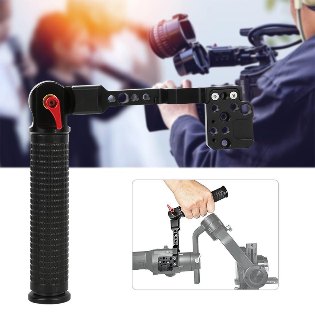 Concon Stabilizer Handle Grip 1/4 3/8 Mount อลูมิเนียมพับอุปกรณ์เสริมมือถือสําหรับ Ronin S/Ronin SC