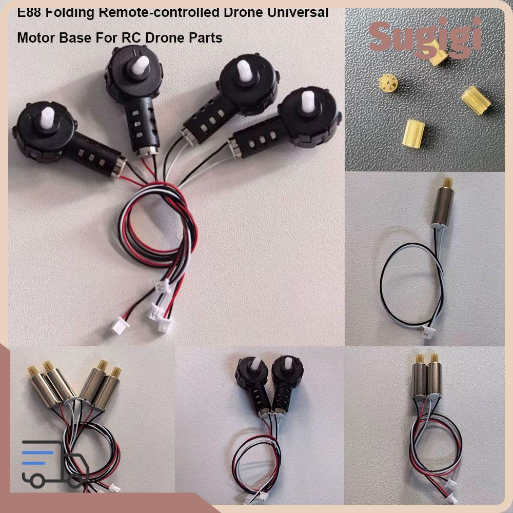 ฐานมอเตอร์ SUGIGTH, Universal สีดําพับรีโมทคอนโทรล Drone Motor, เครื่องยนต์ Big Gear E88pro Quadroto