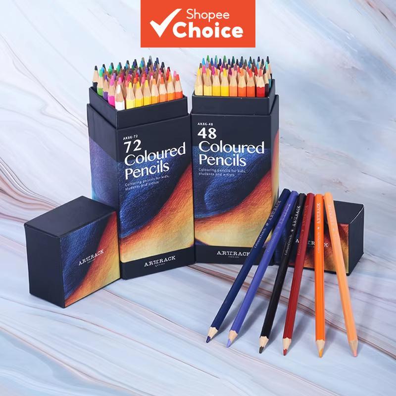 น้ํามันตาม72สีดินสอสีชุดออกแบบหลอดกระดาษอุปกรณ์ศิลปะศิลปินนักเรียนร่างวาดกล่องของขวัญสร้างสรรค์