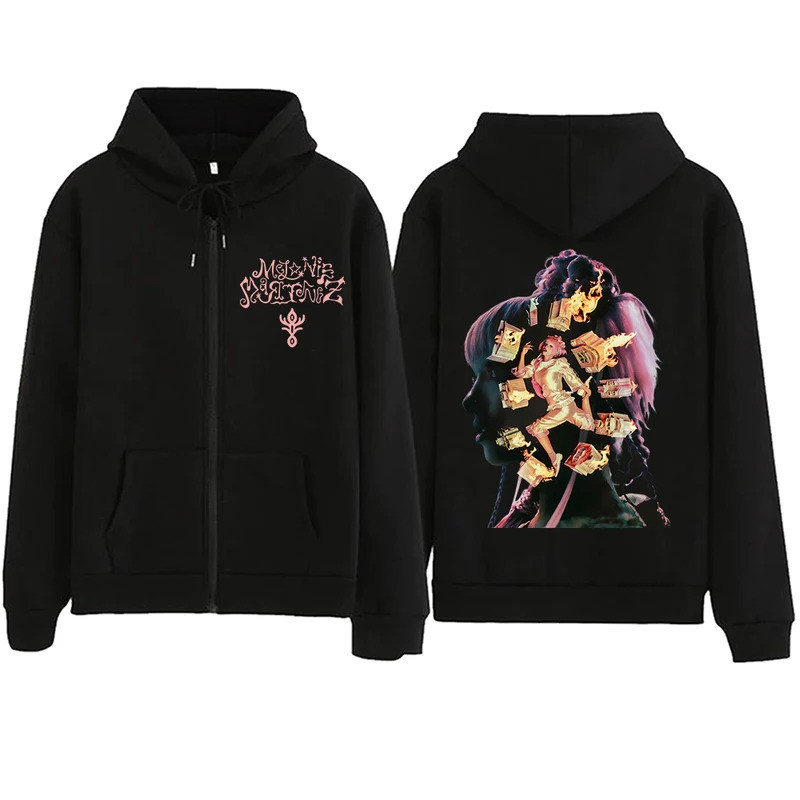 2026 Melanie Martinez Hades Zipper Hoodie ผู้ชายผู้หญิง Harajuku Pullover Y2k Zip Up Hoodie