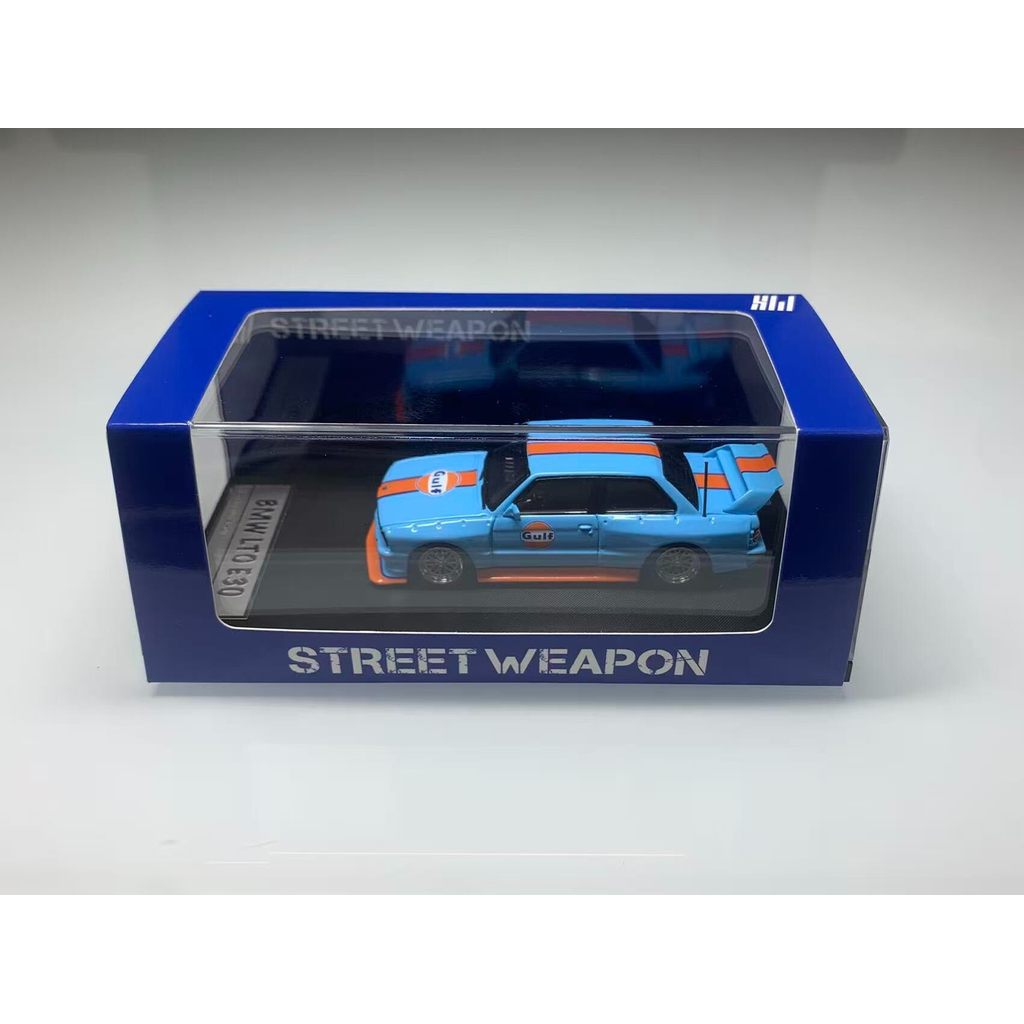 Street Weapon ยี่ห้อ 1/64 Scale, BMW BMW M3 E30 LTO Bay Painting Alloy Car Model