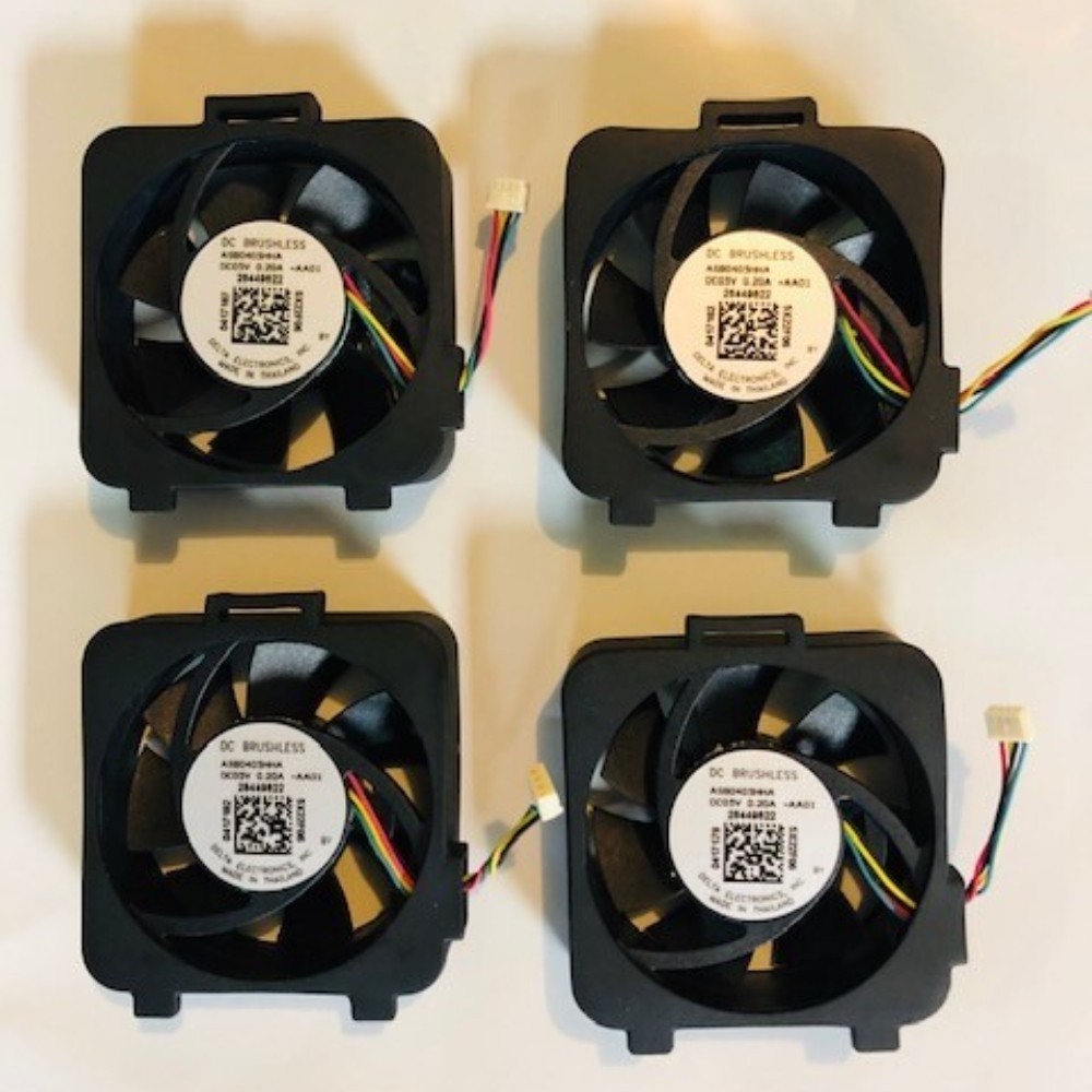 แพ็ค 4 ชิ้น - Delta Electronics Fan Tubeaxial 5VDC Square ASB0405HHA-AF00