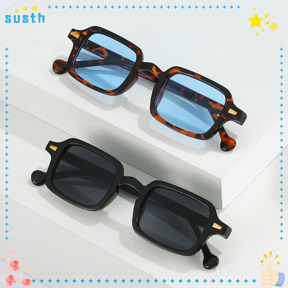 แว่นกันแดด.Gradient.Retro.Leopard.Blue.สำหรับผู้ชาย