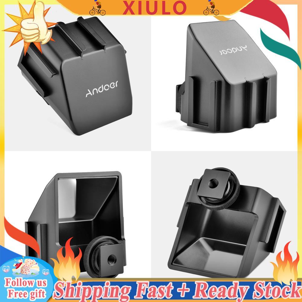 Xiulo Xiulo Andoer Universal กล้องเซลฟี่ Vlog Flip Up กระจกเงาหน้าจอ 3 รองเท้าเย็น Mounts สำหรับติดต