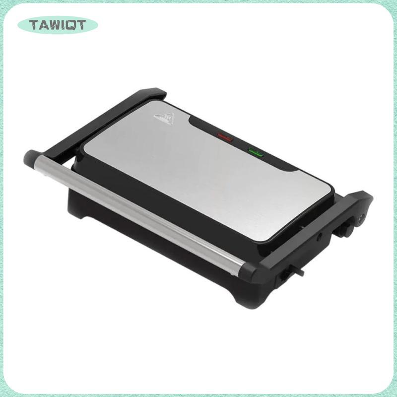[tawiqt.th] Panini Press Grill เครื่องทําแซนวิชทําความสะอาดง่ายสําหรับสเต็กชีสอาหารเช้า