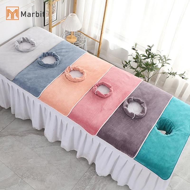 Marbit 40*80 ซม.Thiened Beauty SPA ตารางนวด Planking ผ้าขนหนูเช็ดหน้าพร้อมเตียงรู null