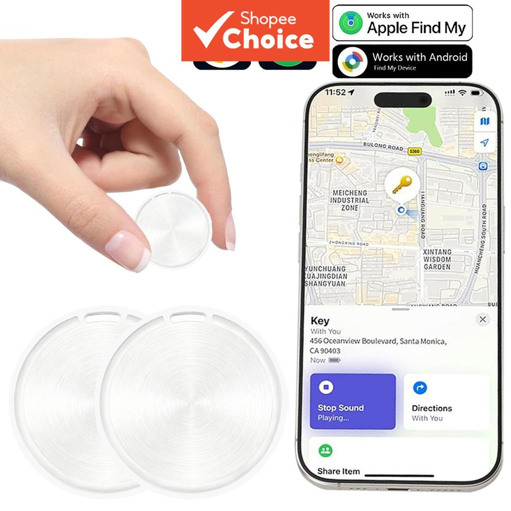 แท็กติดตามอากาศสําหรับ Android หรือ iOS, แท็กอัจฉริยะระบบคู่, รองรับแอป Find My ของ iOS หรือแอป Find