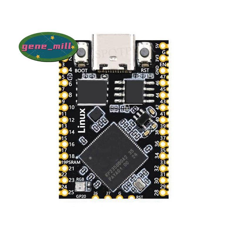 สําหรับ 2 RP2350B Linux Mini Development Board พร้อม PSRAM-8MB Full 48 GPIOs เอาต์พุตสําหรับ Linux
