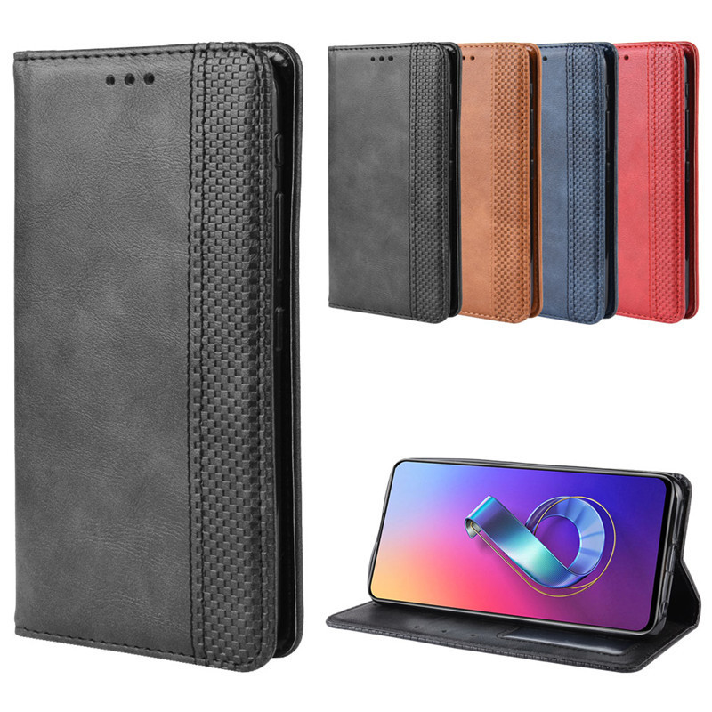 เหมาะสําหรับ Asus ZS630KL เคสโทรศัพท์แม่เหล็กพลิกซองหนัง Asus Zenfone6 ZS630KL เคสป้องกัน