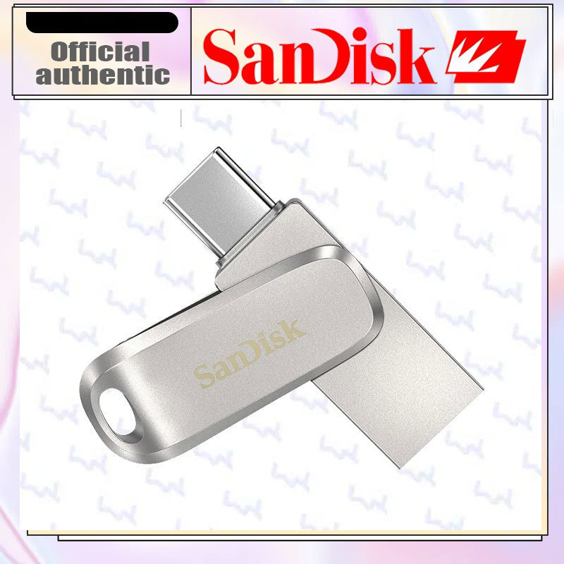 SANDIS Metal USB 3.2แฟลชไดร์ฟ Ultra Dual Drive 64GB/128GB/256GB (150MB), OTG flashdrive TypeC โทรศัพ