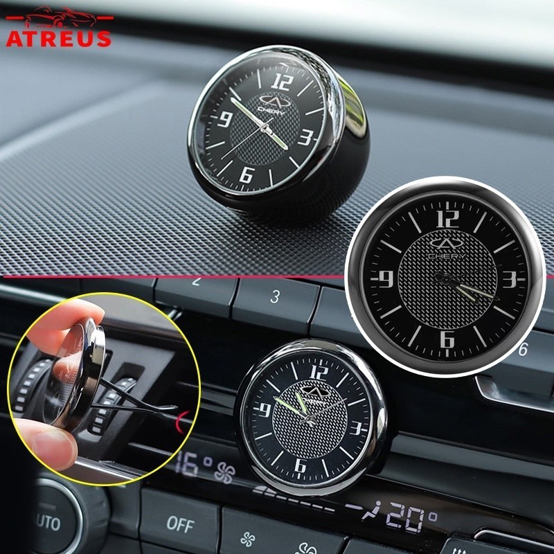 Chery รถ Mini ควอตซ์นาฬิกาส่องสว่างภายในคอนโซลกลาง Vent นาฬิกาตกแต่งสําหรับ Chery Tiggo 4 8 7 Pro 5x
